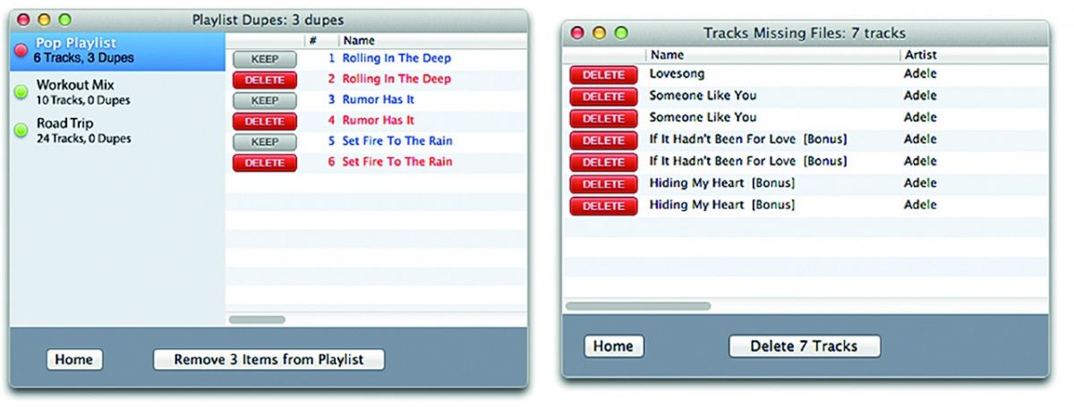 البحث عن الملفات المكرّرة في آيتونز وحذفها