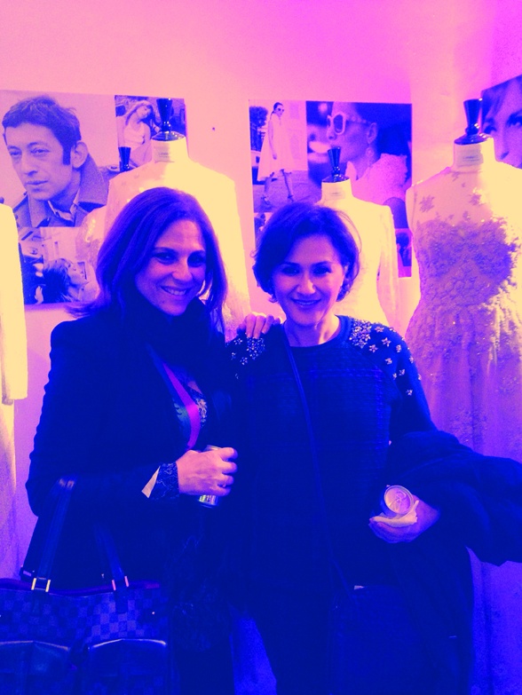 هالة عجم والزميلة حياة عموري