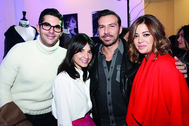 طارق بكداش وسمر يوسف وفيك فانليان وشيرين خضرا