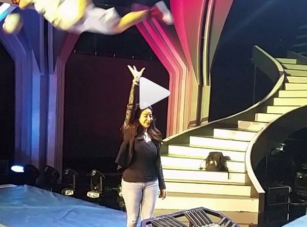 بالفيديو- ما قصة لجين عمران وكرة السلة على مسرح Arabs Got Talent؟