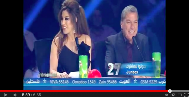 بالفيديو- نجوى كرم لعلي جابر 