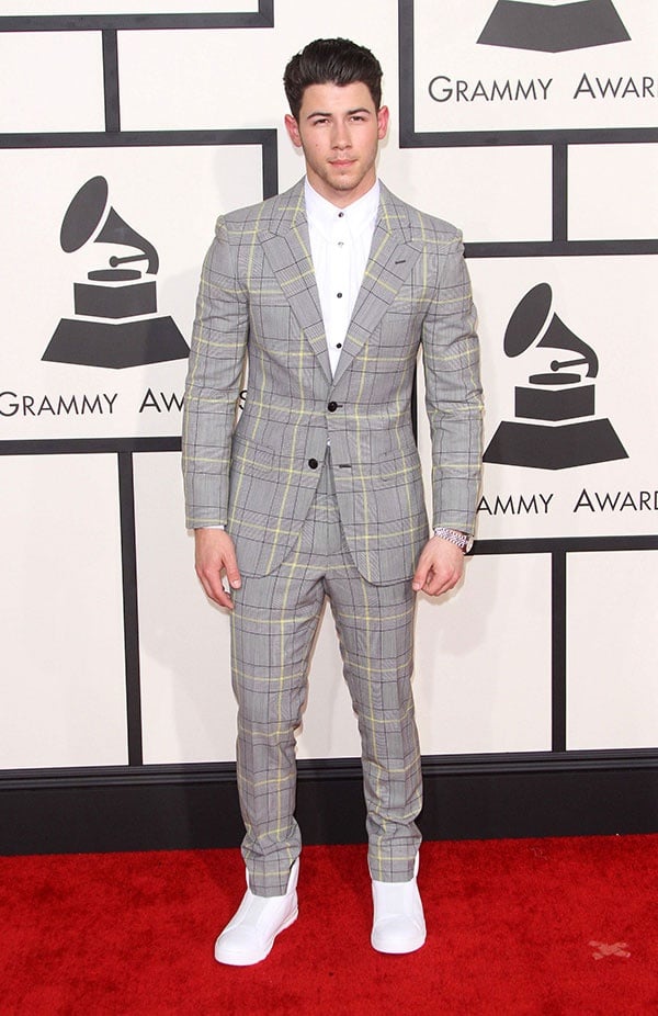 Nick Jonas in Versace