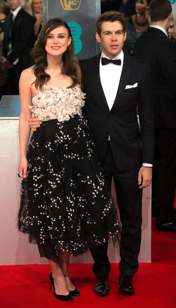 Keira Knightley and James Righton Keira Knightley in Giambattista Valli Couture