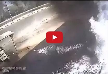 أحرق محطة بنزين بسبب مكالمة هاتفية!