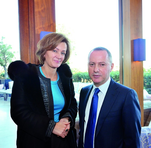 الوزير روني عريجي, السفيرة أنجلينا آيخهورست