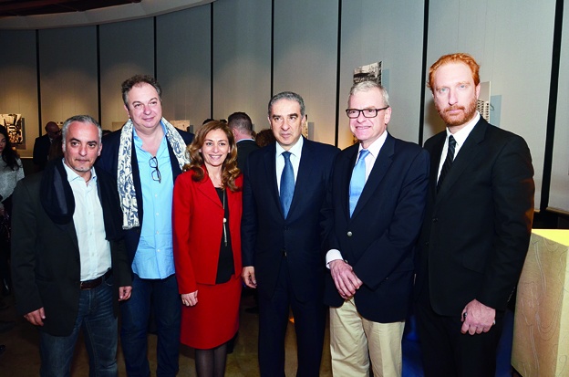 سيرج عقل, السفير باتريس باولي, الوزير ميشال فرعون, ريتا سعد, فيليب هولان, طوني الحاج