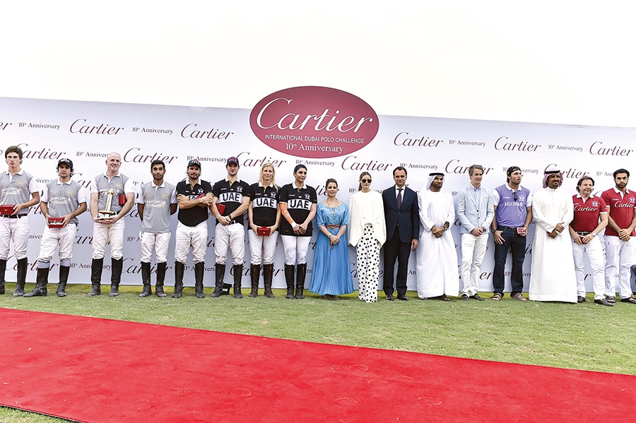 في حضور الأميرة هيا: Cartier تحتفل بالنسخة العاشرة لبطولة تحدي كارتييه دبي الدولية للبولو