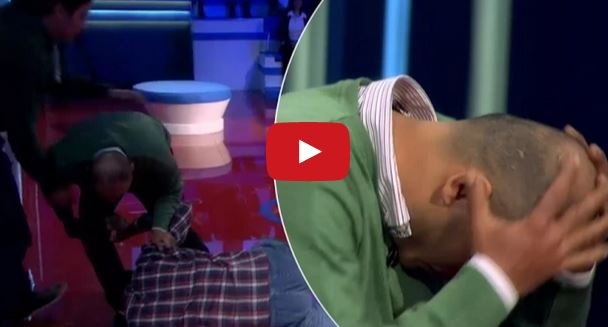 بالفيديو- إعتداء وضرب على الهواء في برنامج المسامح كريم لجورج قرداحي!