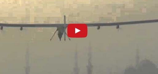 بالفيديو - أول طائرة من دون قطرة وقود تقلع من أبوظبي