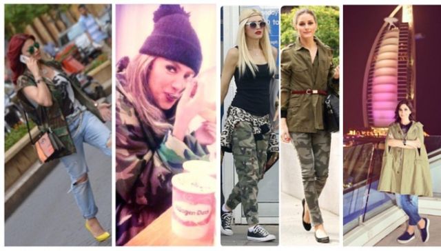 بالصور- اخترنا لك هذه الإطلالات من الطراز العسكري لتجاري الموضة