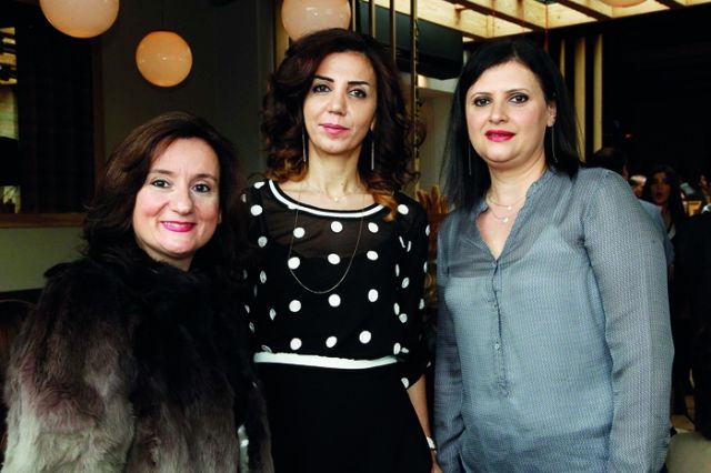 كارول حلو، كارلا بو عاصي ودينا شليطا