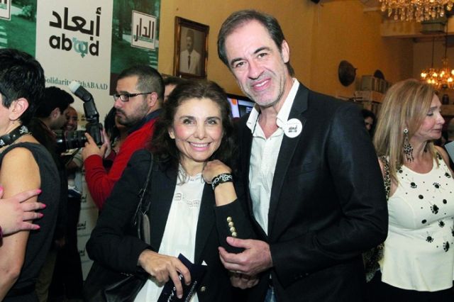 المصمم مارزيو فيوريني ولبنى عز الدين