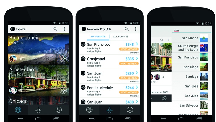 تطبيق للبحث عن تذاكر طيران بأرخص الأسعار