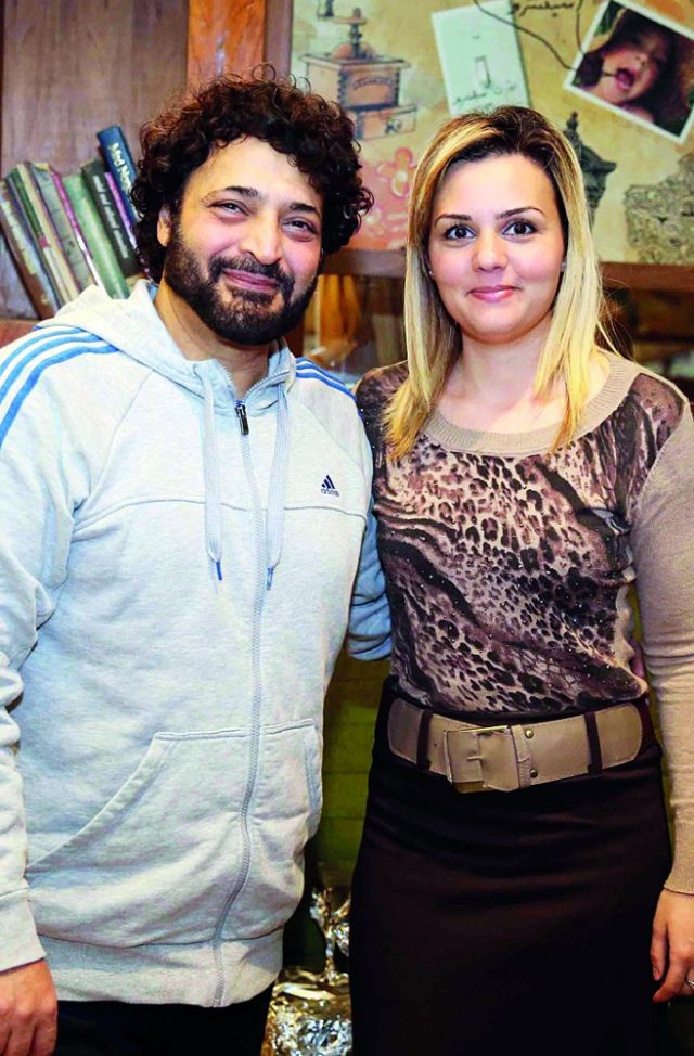 حميد الشاعري وزوجته