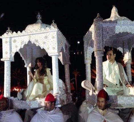 الشاب خالد يحيي زفاف نجل رئيس الوزراء اللبناني نجيب ميقاتي في مراكش