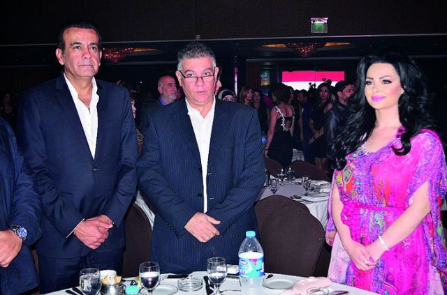 ديانا كرزون والإعلامي أسامة منير