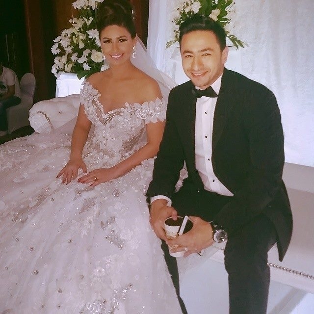 زواج حمادة هلال ومي سليم