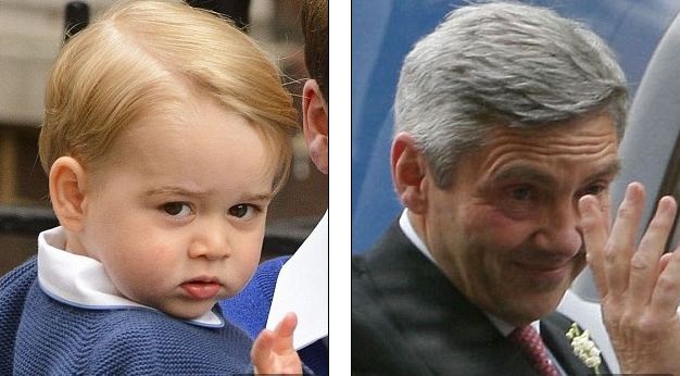 الأمير جورج لا يشبه العائلة الملكيّة، بل جدّه مايكل ميدلتون!