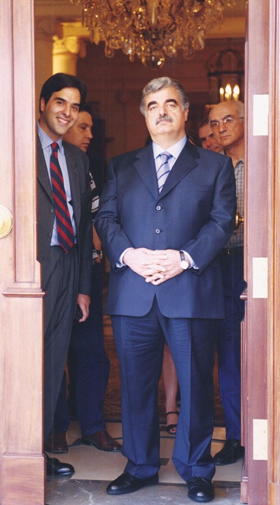 مع الرئيس الشهيد رفيق الحريري