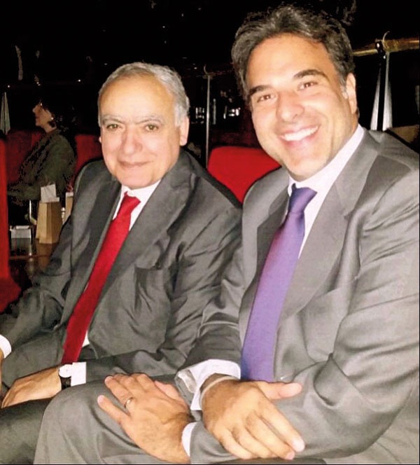 مازن حايك مع غسان سلامة