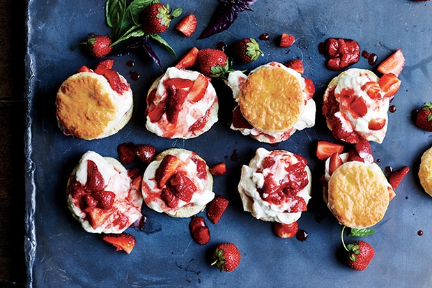 كيف تصنعين قطع الكايك بالفراولة والحبق هذا الصيف؟