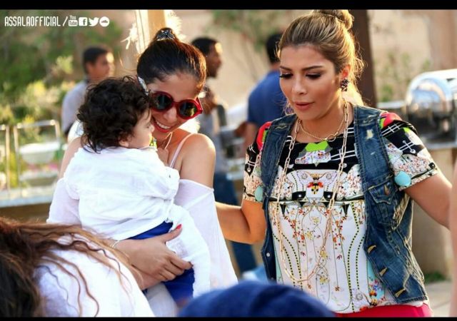 اصالة ومنى زكي وابنها سليم