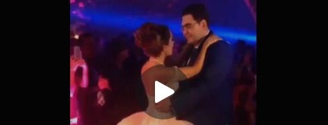بالفيديو - شاهدوا رقصة العرس بين ديمة قندلفت وزوجها الوزير السوري
