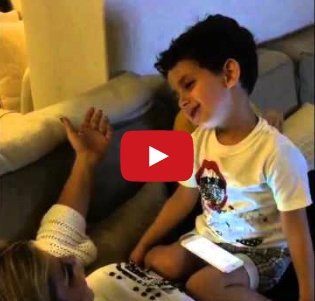 بالفيديو: نجل أصالة يغني ما رأيكم في صوته؟