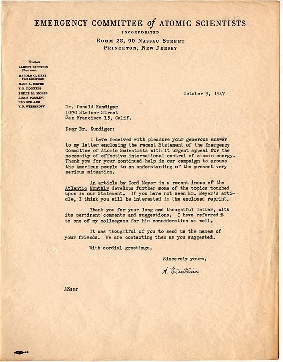 رسائل اينشتاين تباع في مزاد علني، سيصدمكم سعرها