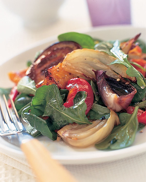 سلطة الخضر المشوية