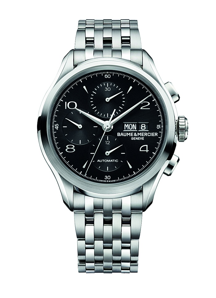 BAUME & MERCIER Clifton Chronograph بموديل الخمسينيات الذهبي