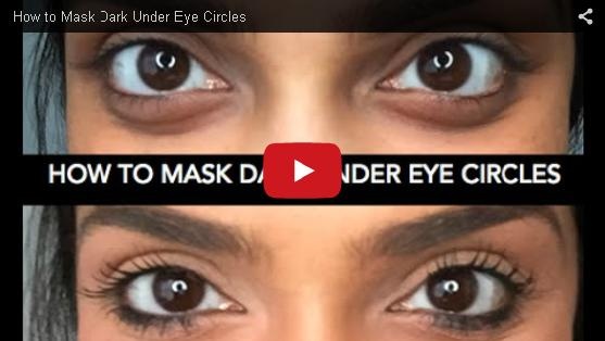 بالفيديو - فتاة تكتشف كيف تزيل الهالات السوداء تحت العينين ببراعة! السر في أحمر الشفاه