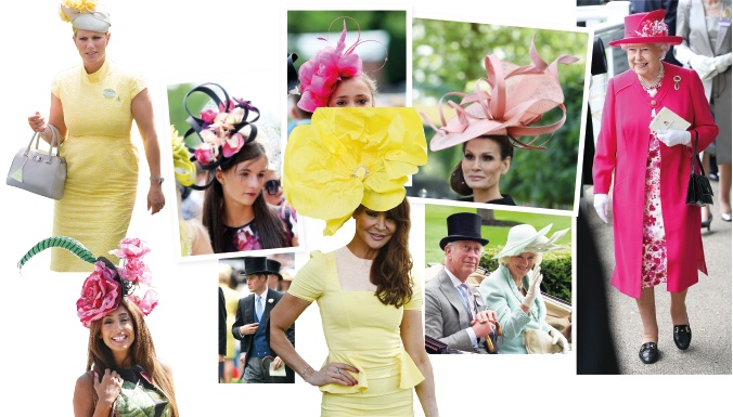 قبعات الزهور تفتحت في Royal Ascot