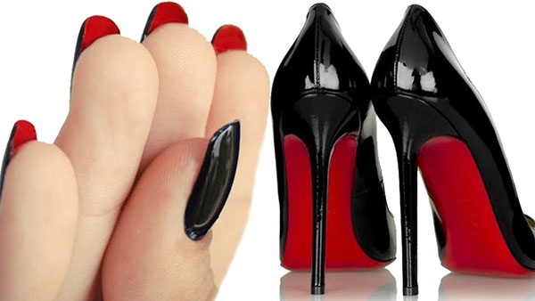 زيّني أظافرك بالأسود والأحمر