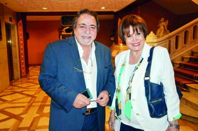 سميرة أحمد وزوجها صفوت غطاس