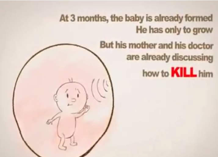 فيديو مؤثر عن الإجهاض: هكذا يقتل الجنين!!