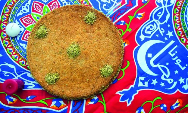 كنافة بالقشطة