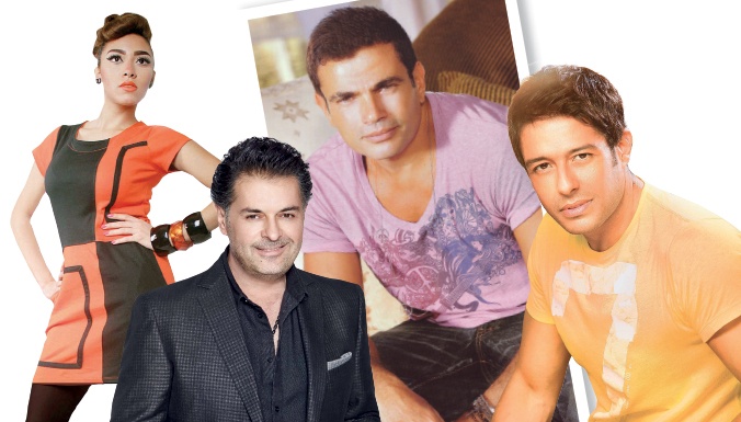 نجوم الغناء في معركة العيد: حماقي ينافس بالفلامنكو وعمرو دياب وآمال ماهر يكتفيان بالكليبات