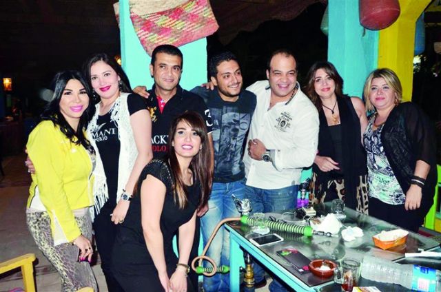 أمل رزق مع المدعوين