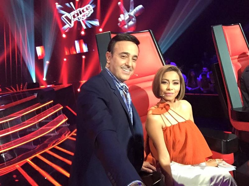 الصور الأولى لعاصي الحلاني وكاظم الساهر في كواليس 