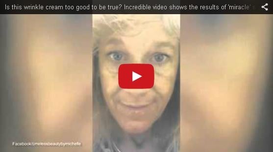 بالفيديو - كريم يزيل التجاعيد حول العينين في أقلّ من دقيقة!