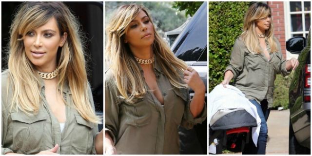 كيم كارداشيان تتخلى عن شعرها الأسود