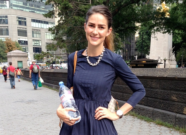 ميكيل، من شوارع نيويورك... خلال أسبوع الموضة