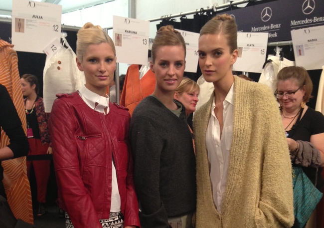 ماذا ترتدي العارضات للذهاب إلى العمل؟