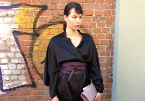 من شوارع ميلانو خلال أسبوع الموضة‏