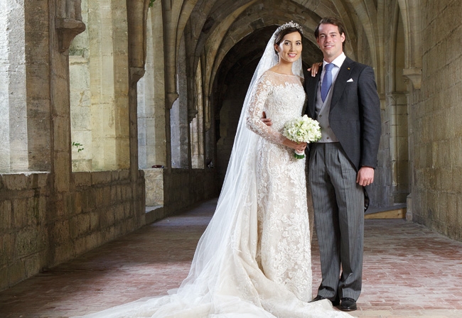 إيلي صعب يصمم فستان الزفاف الملكي في لوكسمبورغ