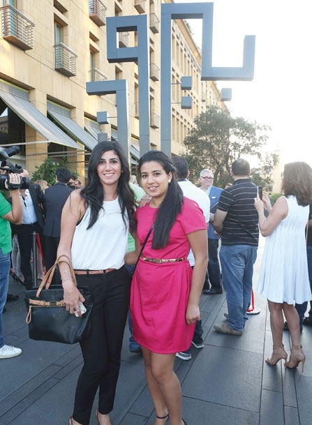 اليز شكور وساندي سعادة