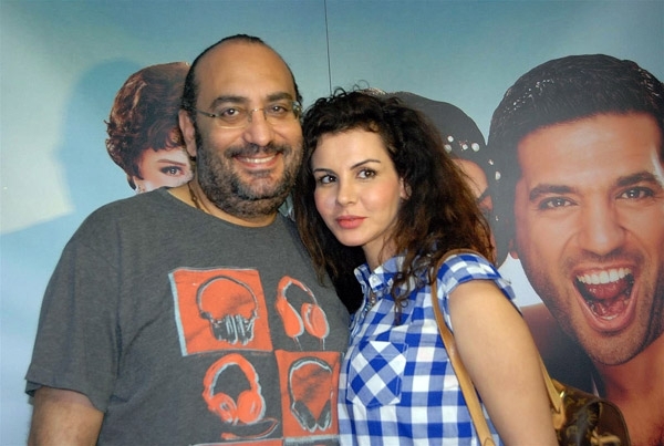 تتيانا وزوجها المخرج أكرم فريد
