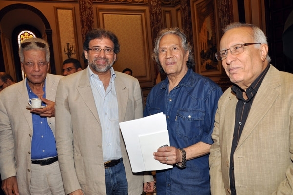 محمد فاضل وسناء شافع وخالد يوسف