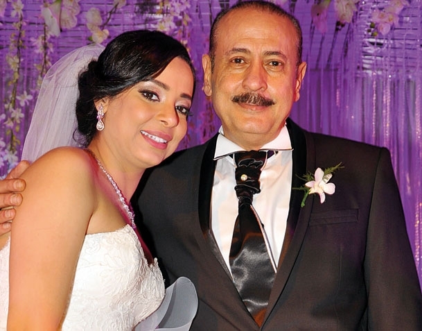 المنتج عادل مكين وابنته